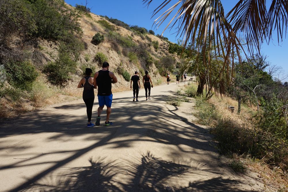 Hikers at Runyon Canyon Park