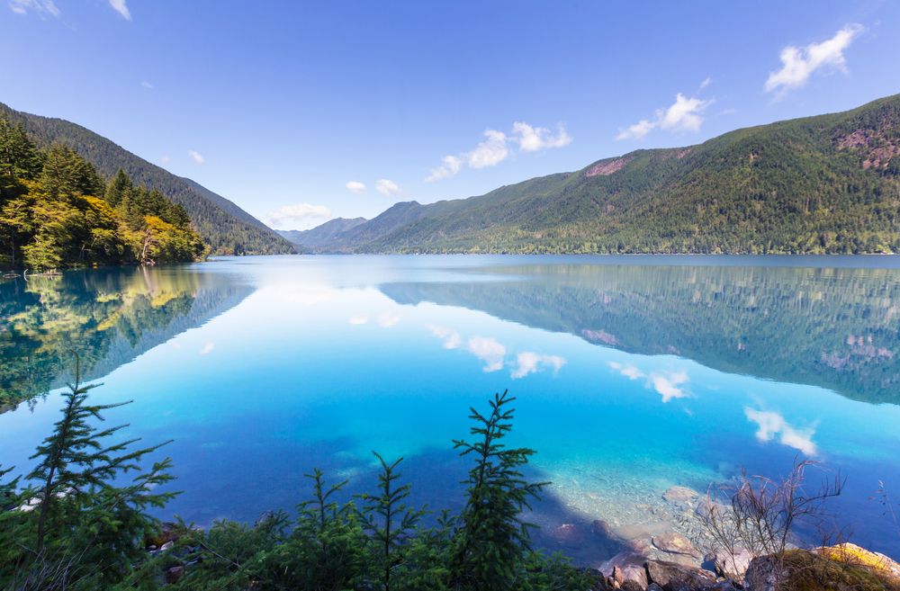 Lake Crescent in Olympic National Park, Washington