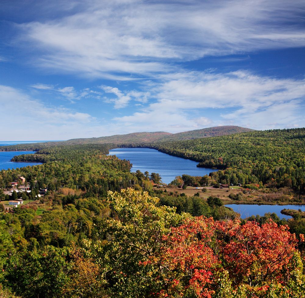 Scenic view of Lake Fanny Hooe