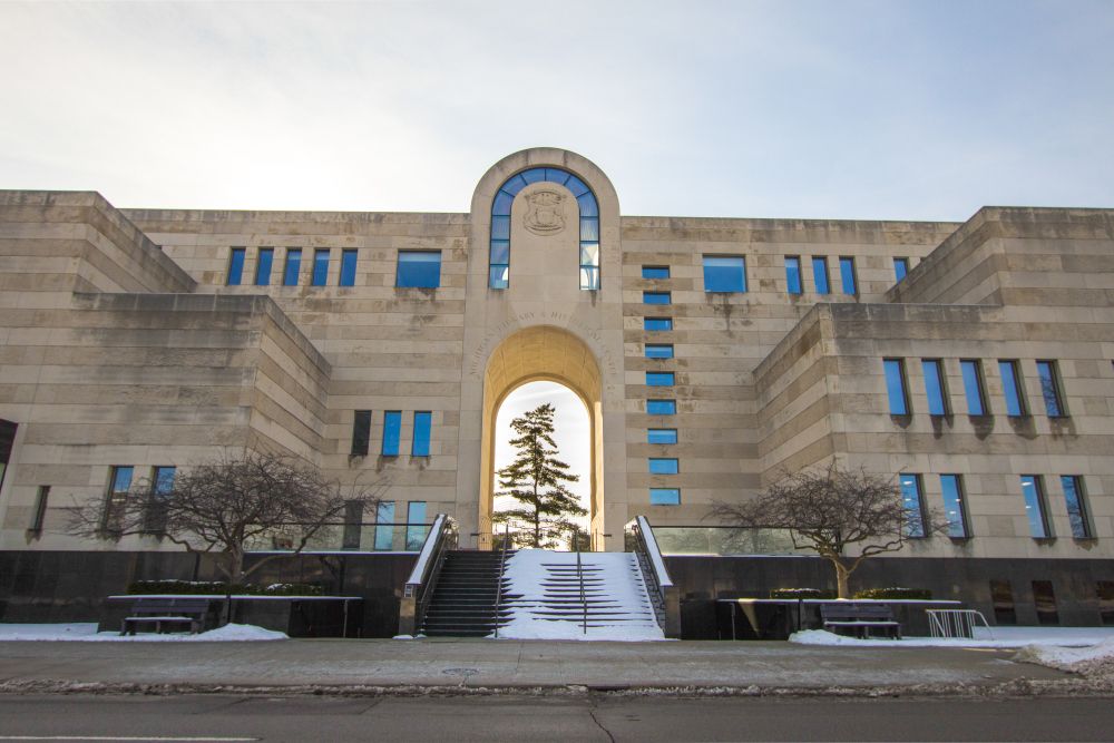 Exterior of Michigan History Museum