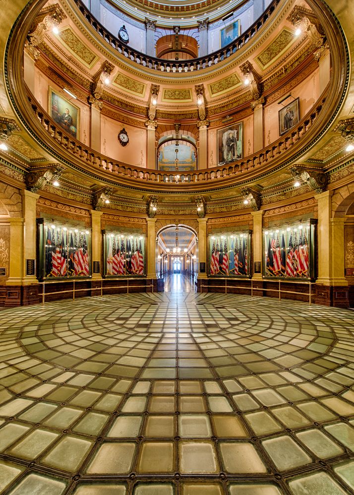 Beautiful interior of State Capitol Building