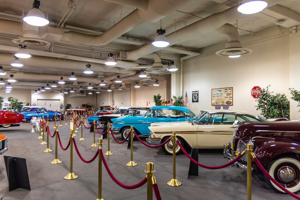 Vintage cars exhibit in Don Laughlin’s Classic Car Museum