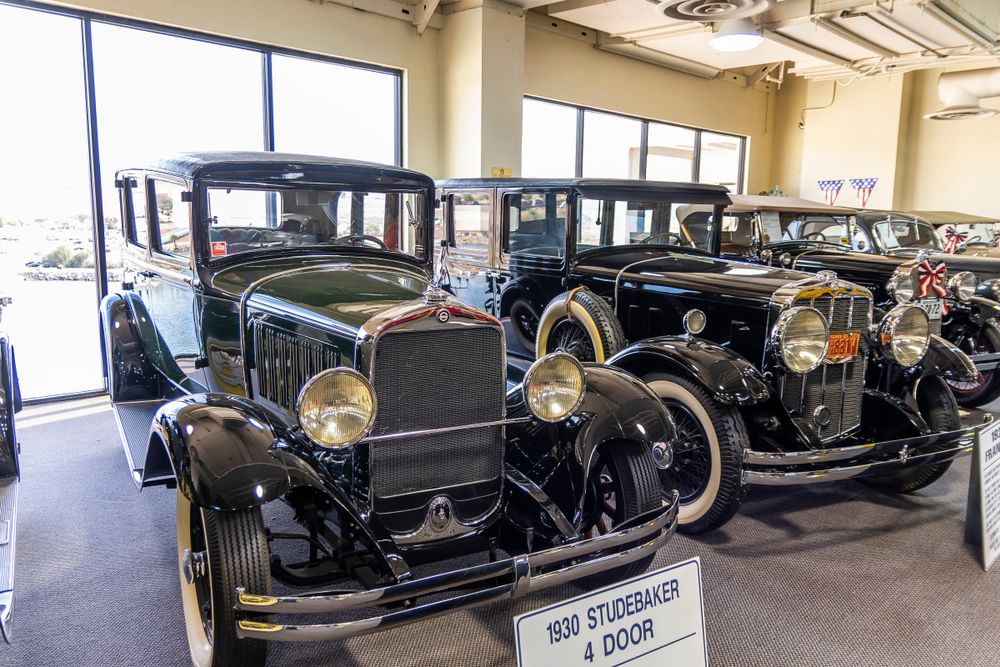 Vintage vehicles in Don Laughlin’s Classic Car Museum
