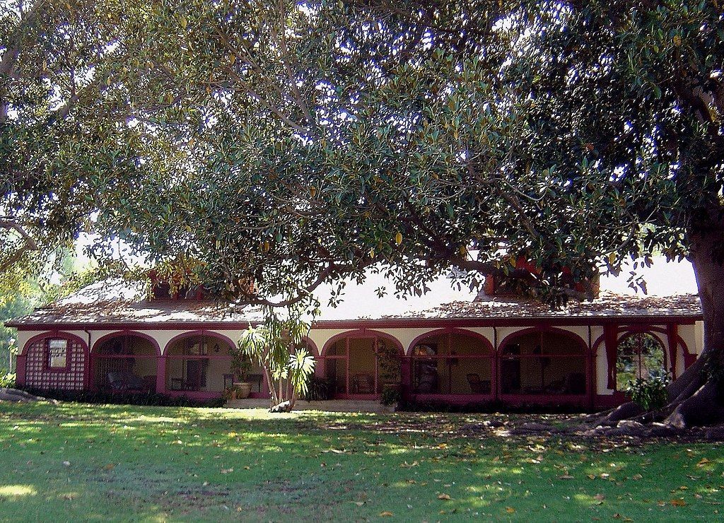 Adobe house at Rancho Los Alamitos
