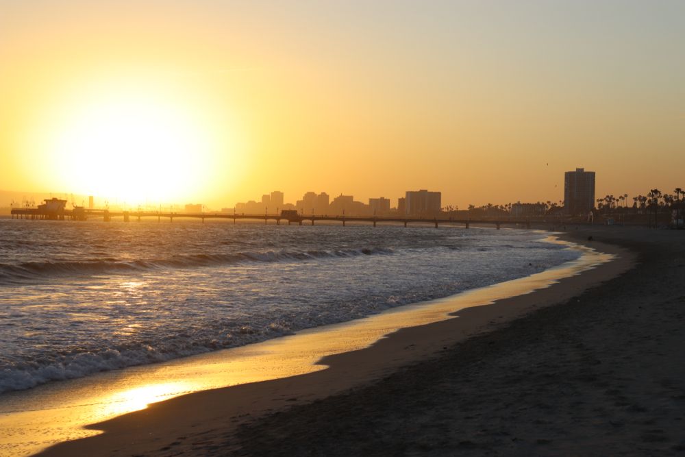 Sunset at Alamitos Beach