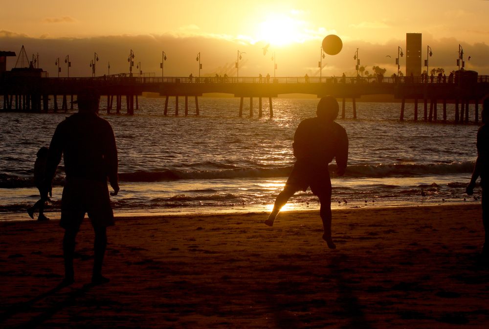 Beach volleyball at Belmont Shore