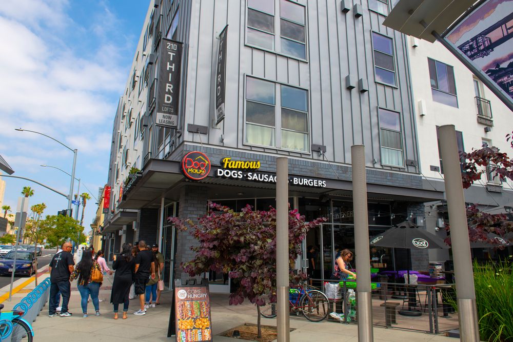 A restaurant at Downtown Long Beach