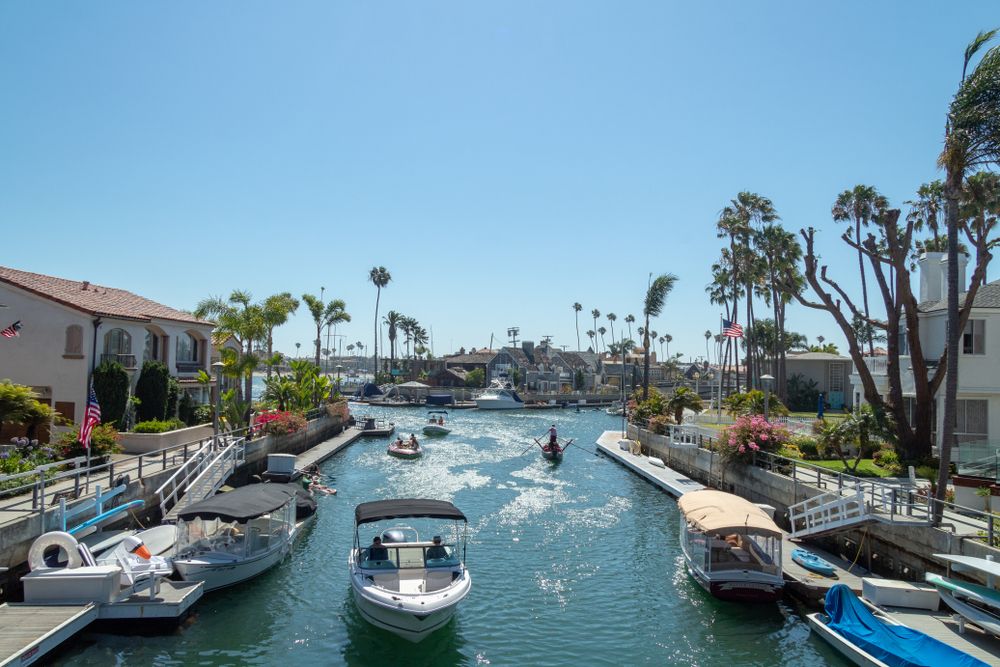 Boats at Naples Canals