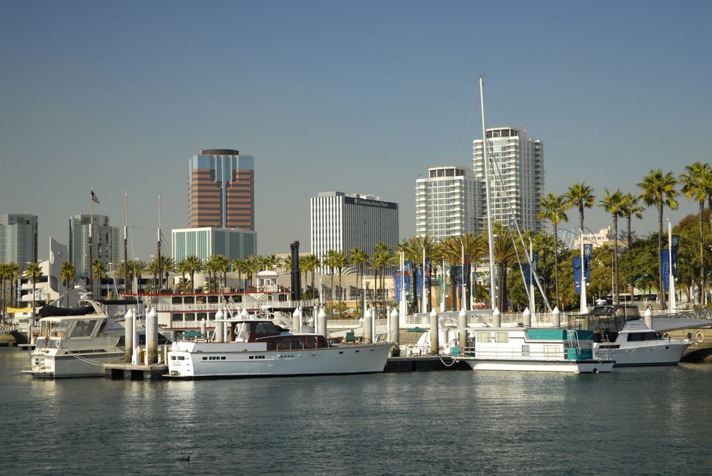 View from Waterfront Long Beach