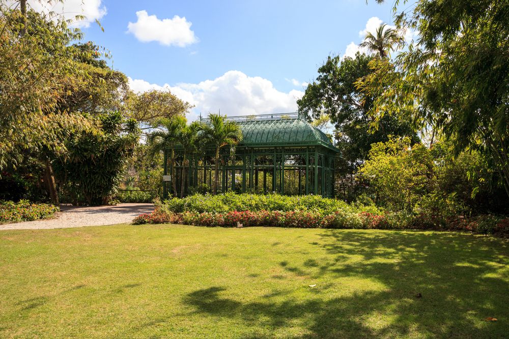A gazebo at Bonita Wonder Gardens