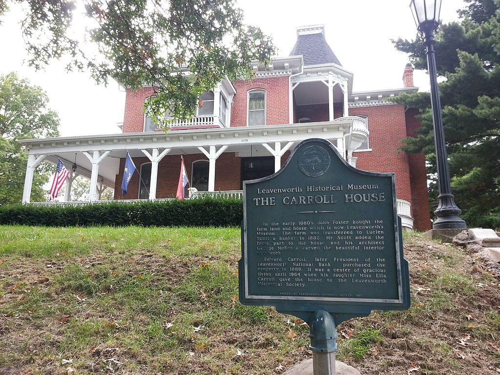 History marker of Carroll Mansion Museum