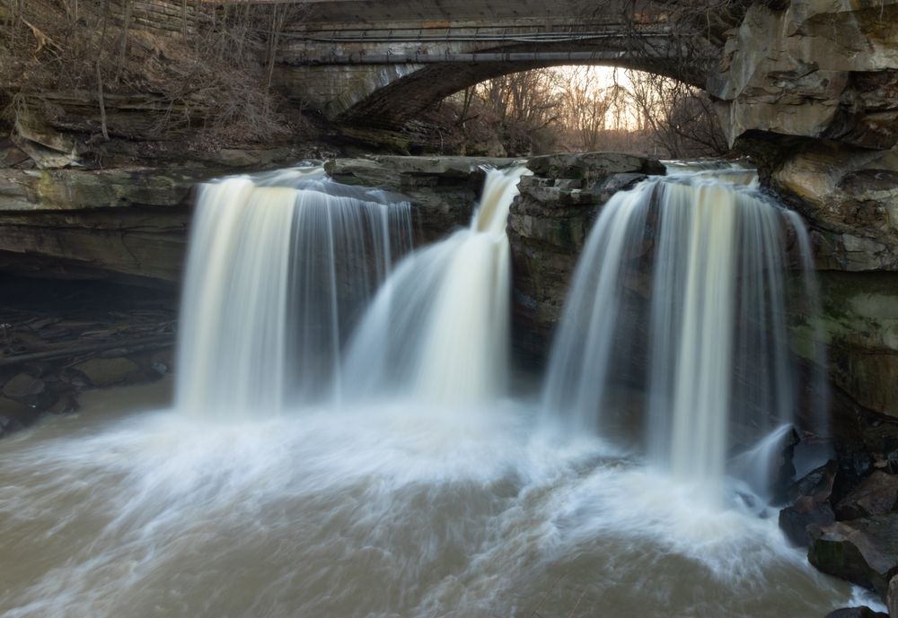 Gorgeous waterfall at Cascade Park