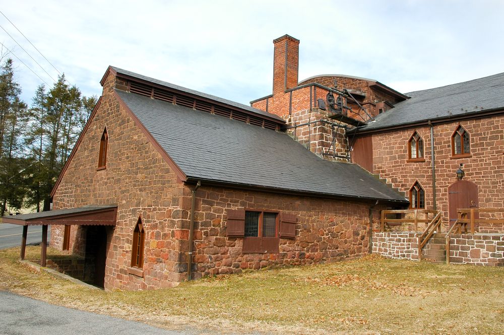 Exterior of the Cornwall Iron Furnace