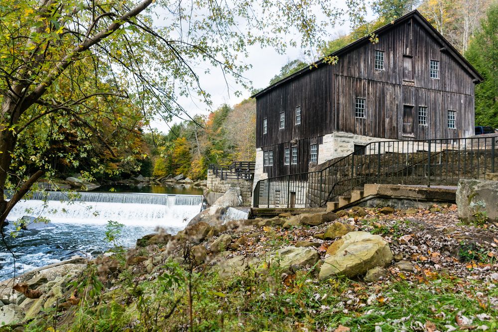 The house at McConnells Mill State Park