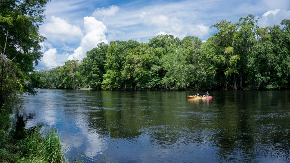 Kayaking on Santa Fe River Paddling Trail