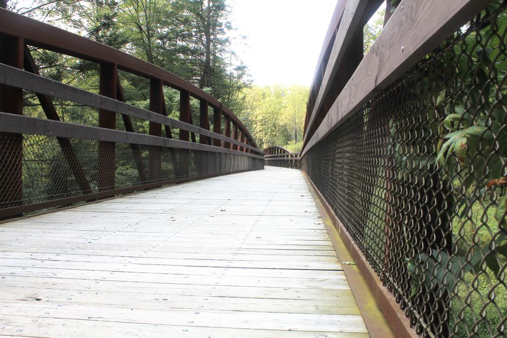Bridge trail at Swatara State Park