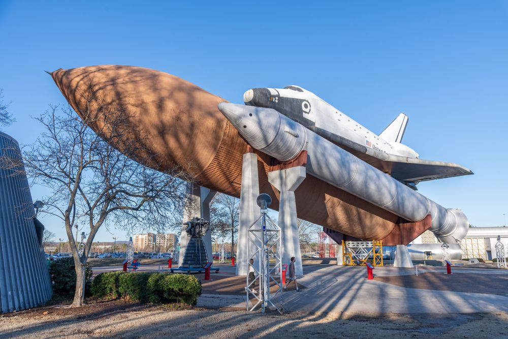 The grounds of U.S. Space & Rocket Center