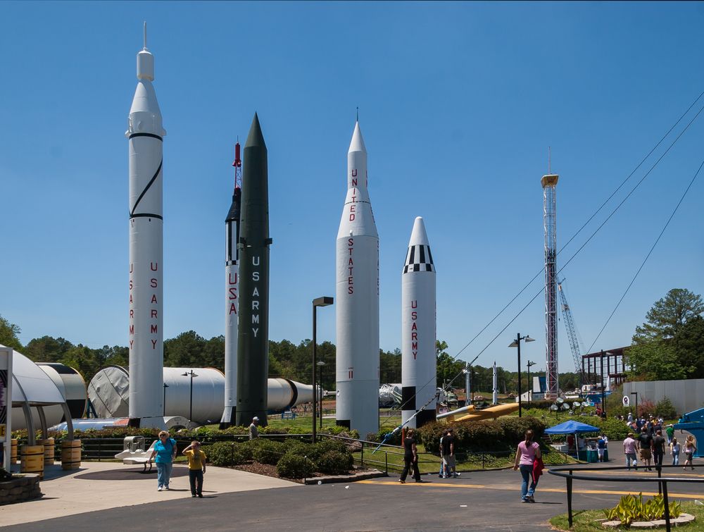 Rockets at U.S. Space & Rocket Center
