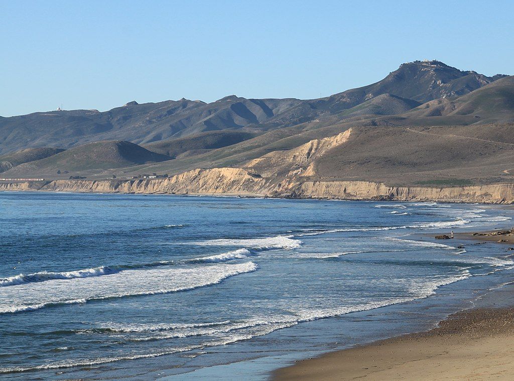 The waters of Jalama Beach County Park