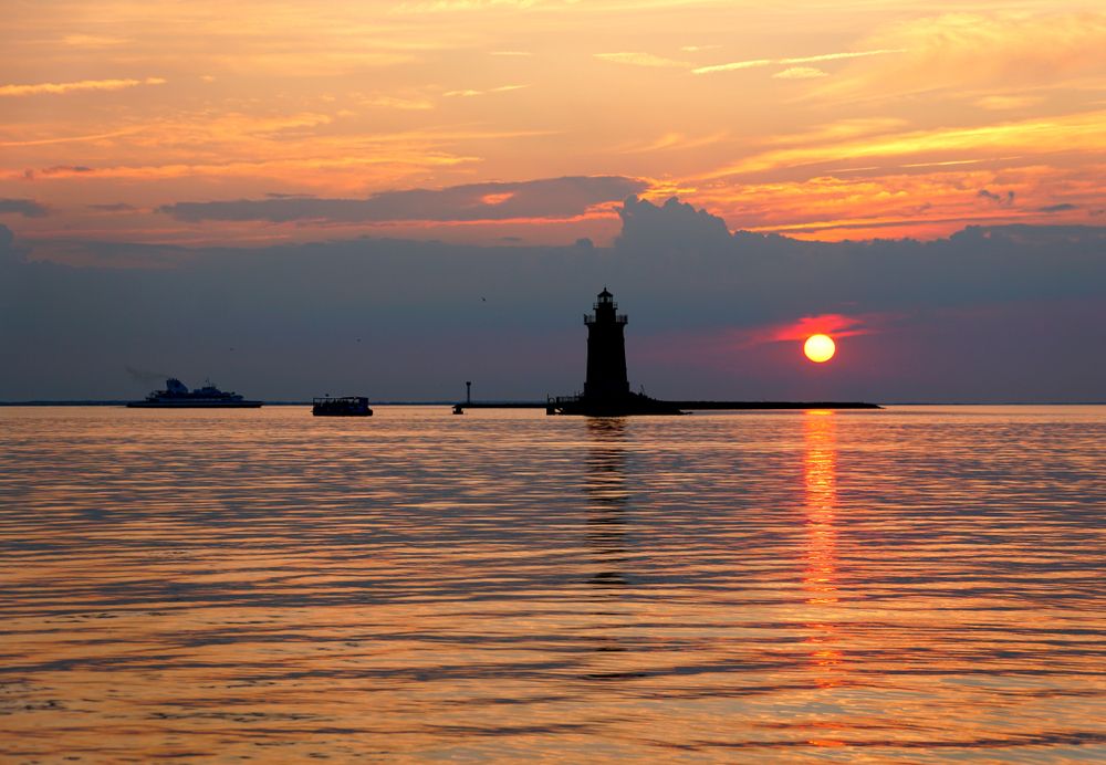 Sunset at Cape Henlopen State Park