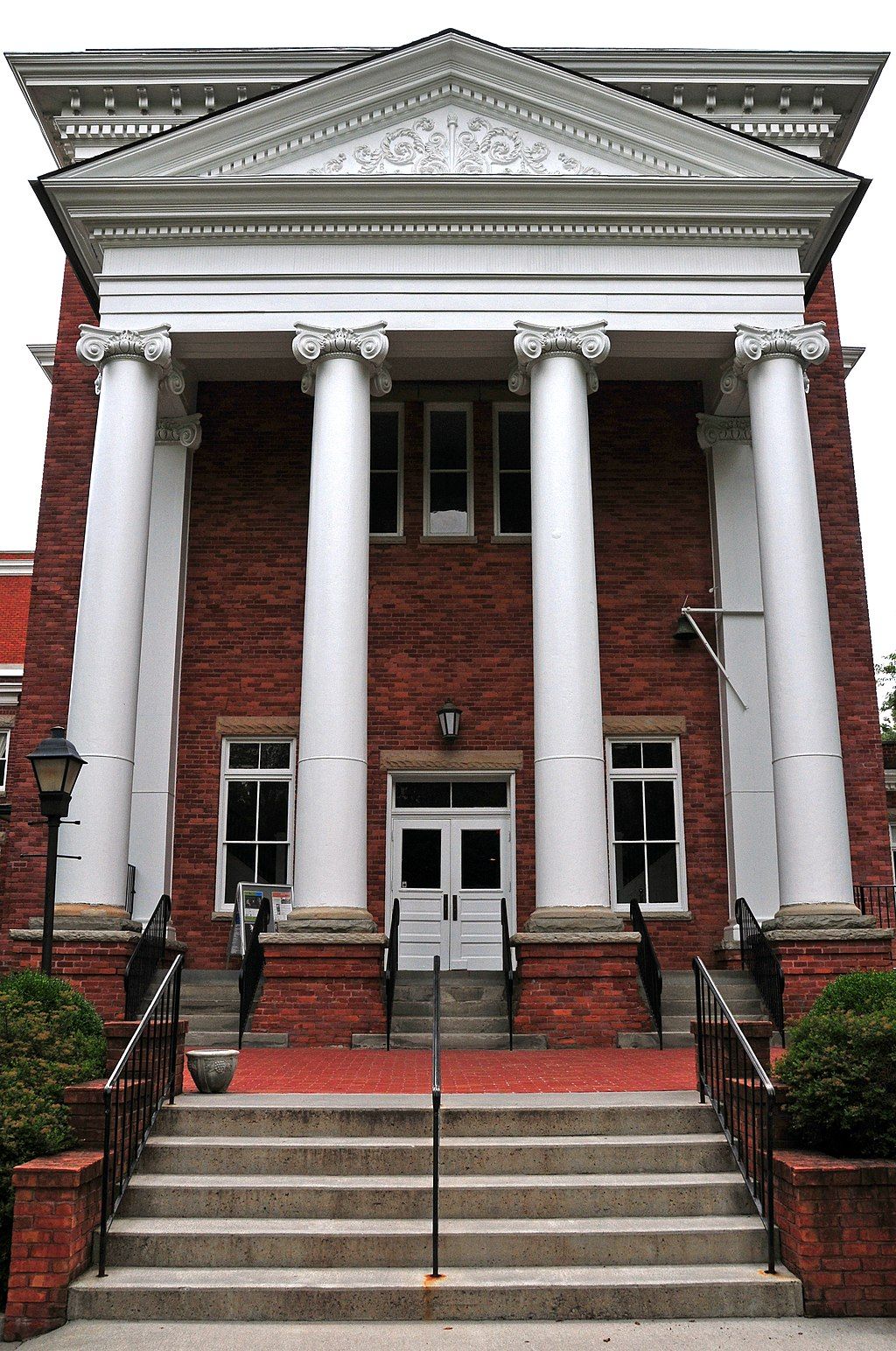 Exterior of the carnegie hall.