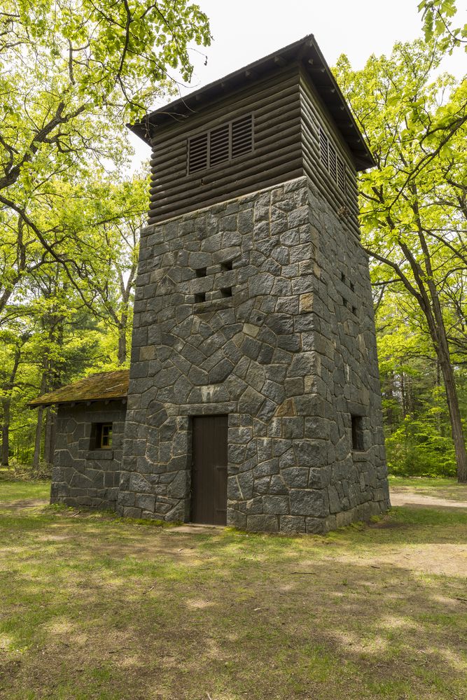 A tower at Charles A. Lindbergh State Park