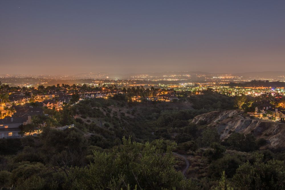 Scenic view from Borrego Canyon Overlook Park