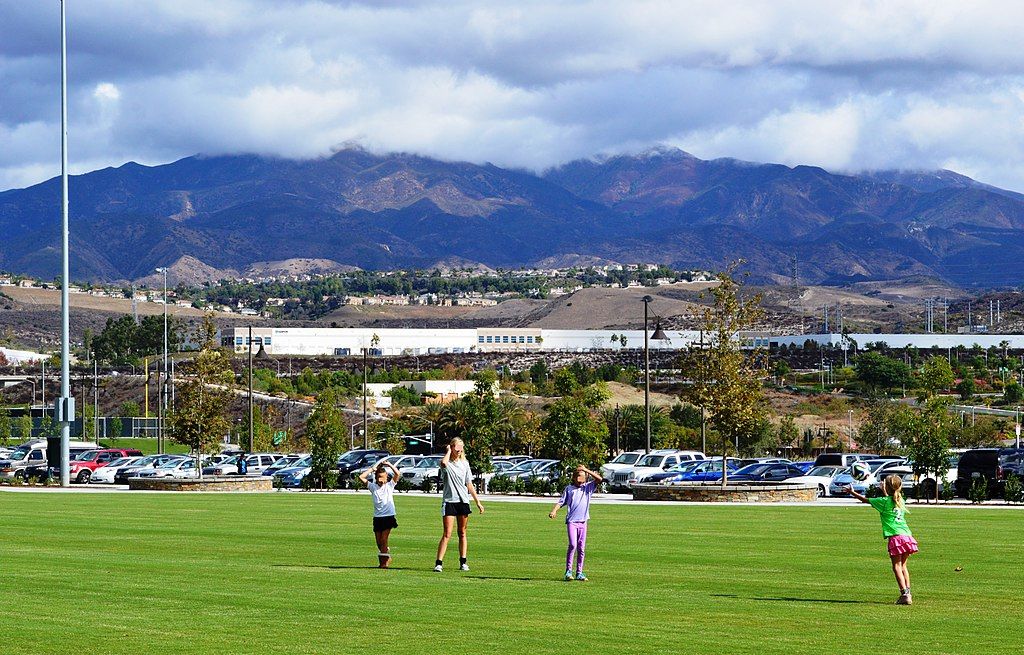 Children playing at Lake Forest Sports Park
