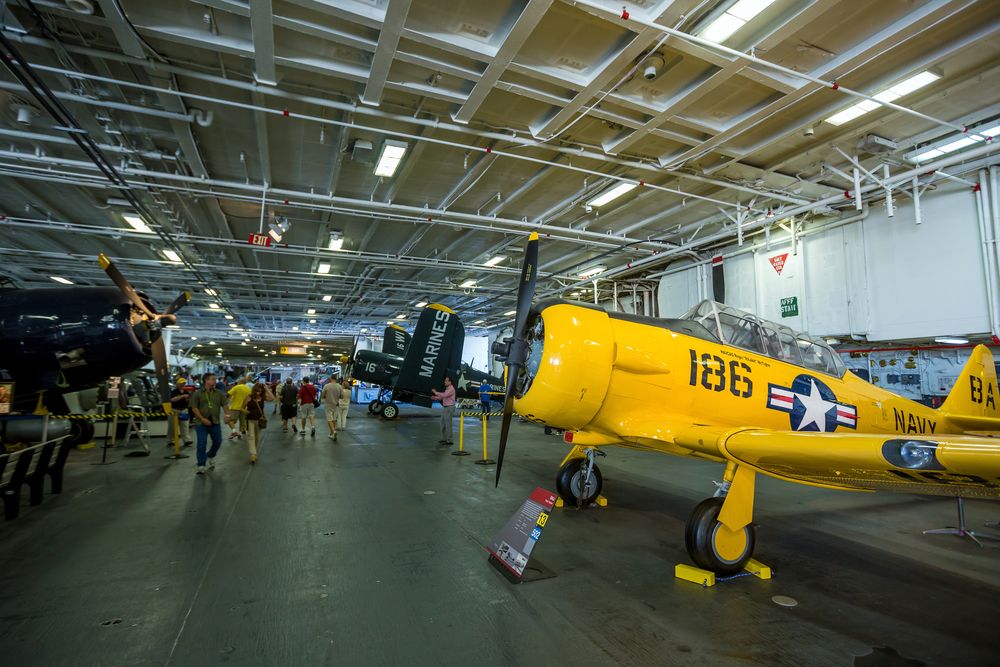 Interior of the USS Midway Museum