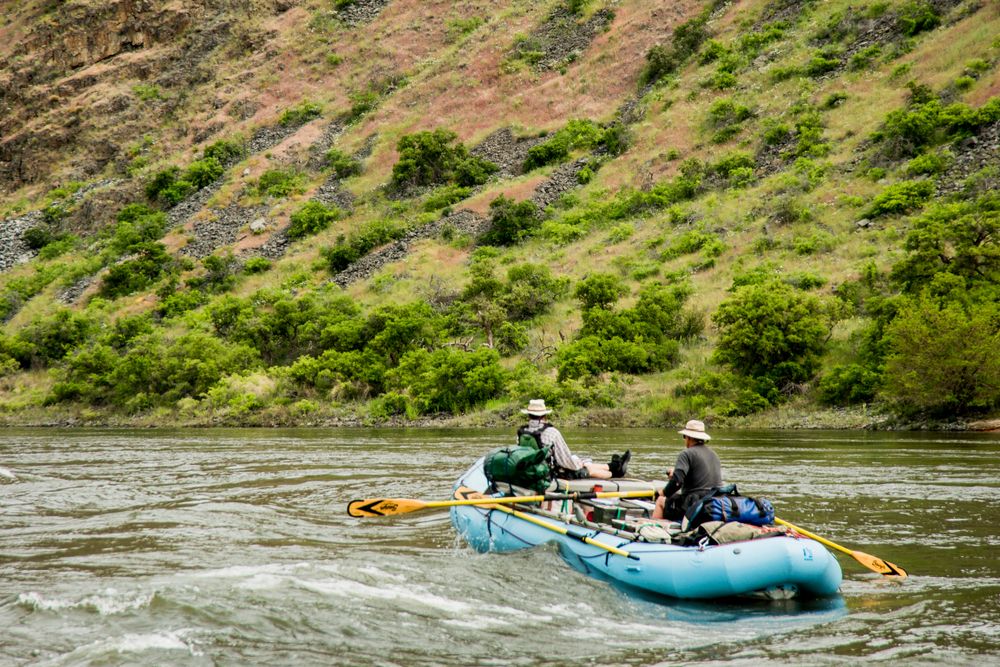 Rafting on Snake River