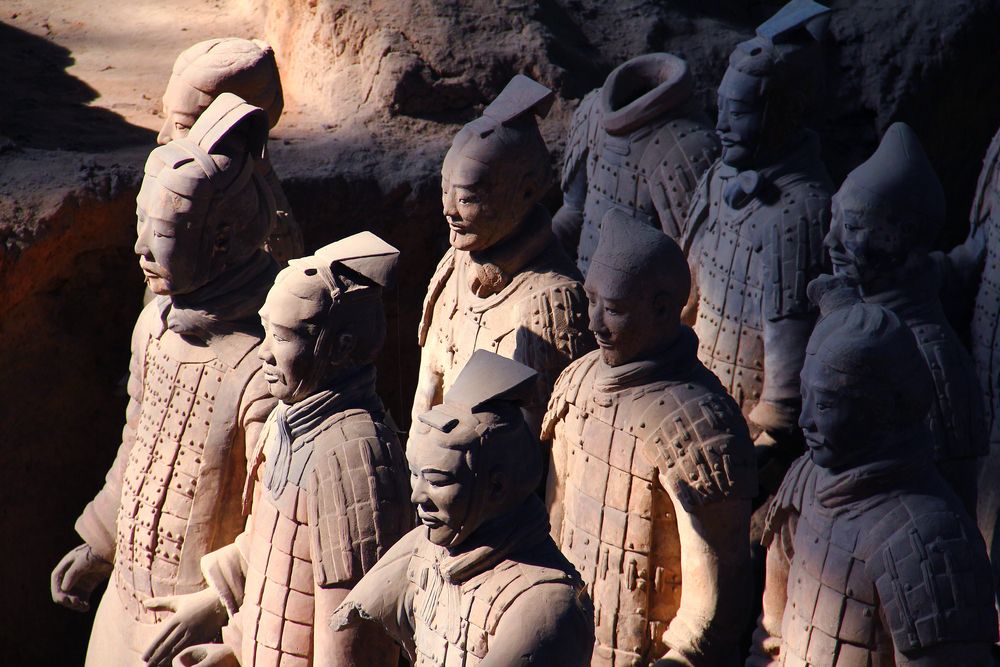 View of the Life-Size Terracotta Warriors