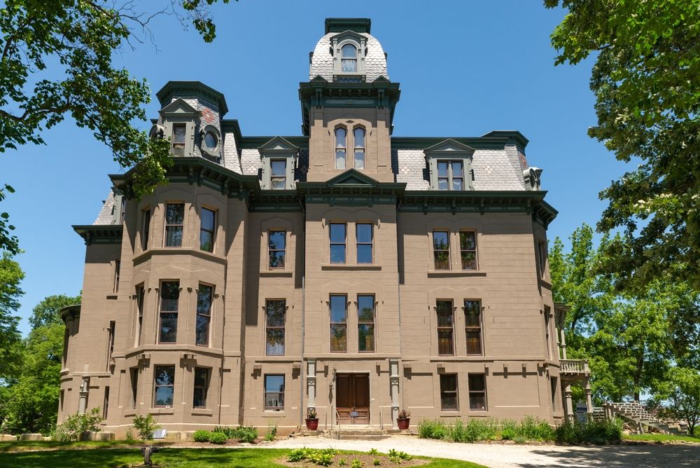 Exterior of the Historic Hegeler Carus Mansion