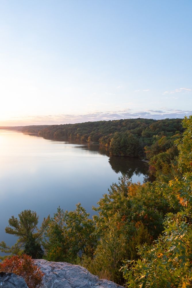 The waters of Starved Rock State Park