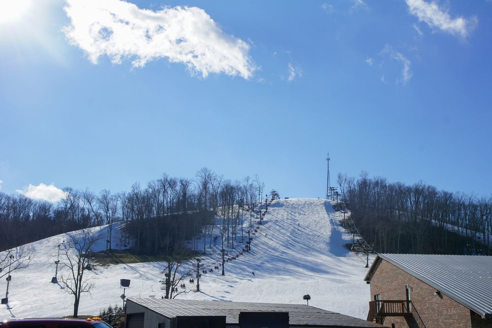 Daytime view of Perfect North Slopes