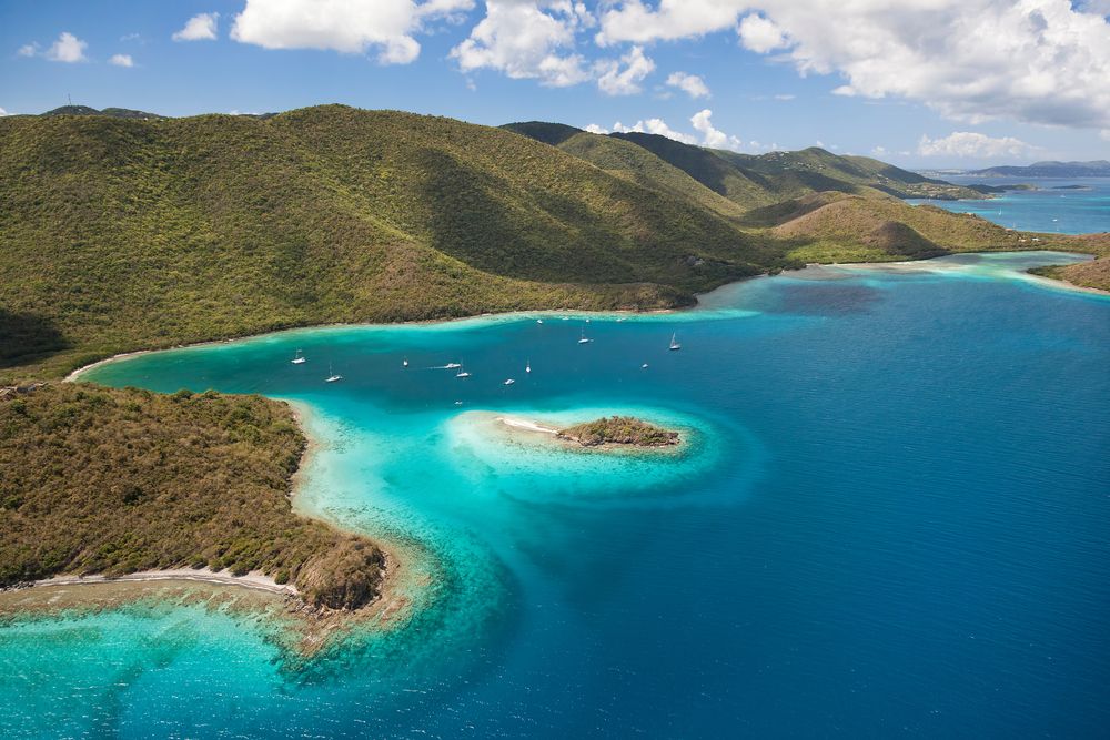 Aerial View of Waterlemon Cay