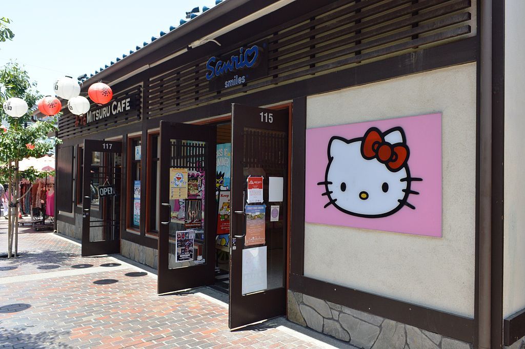 Exterior of the Sanrio shop