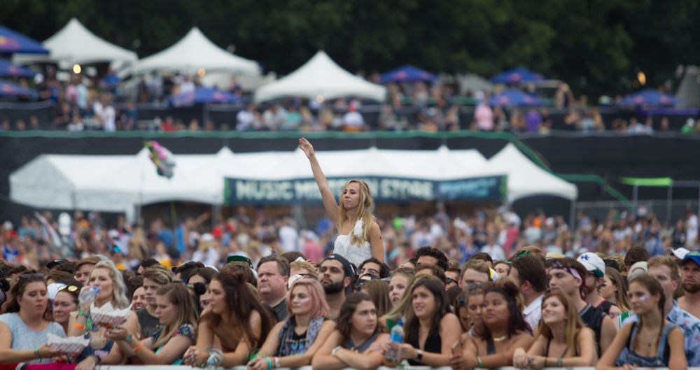 Crowd in Music Midtown