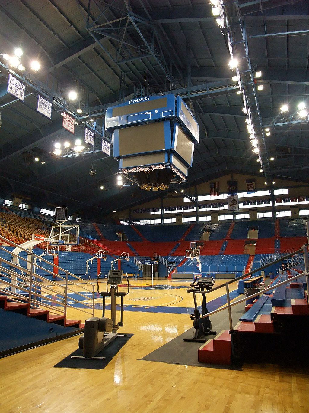 Interior of Allen Fieldhouse