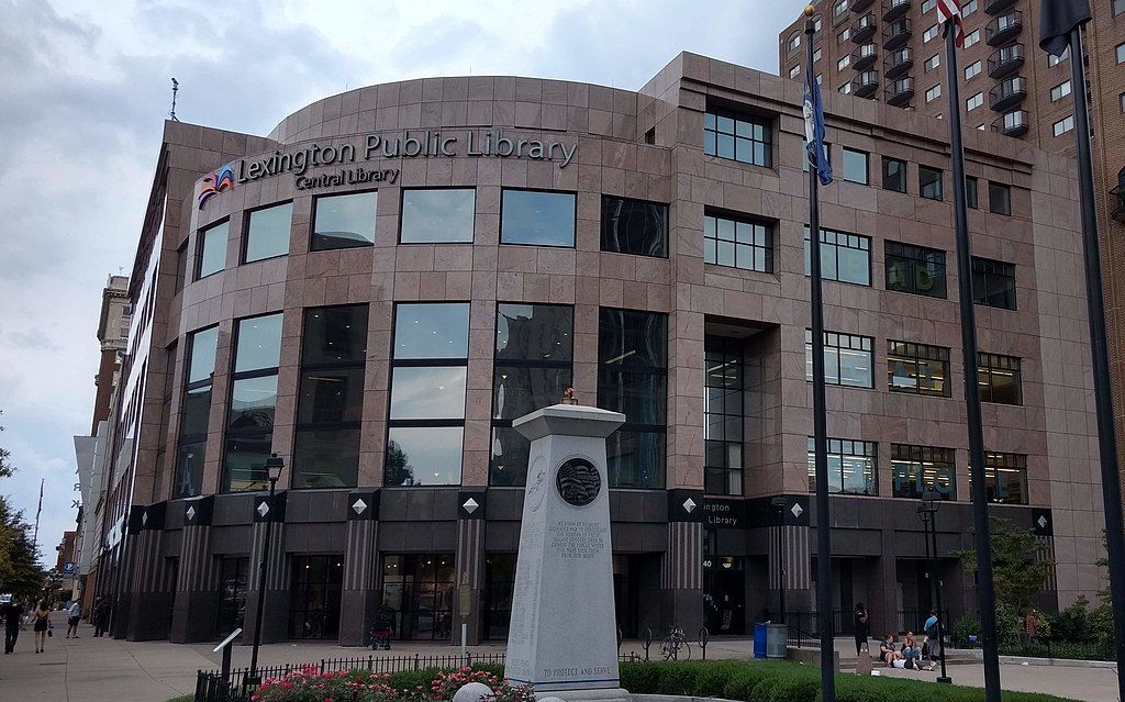 Exterior of Lexington Public Library