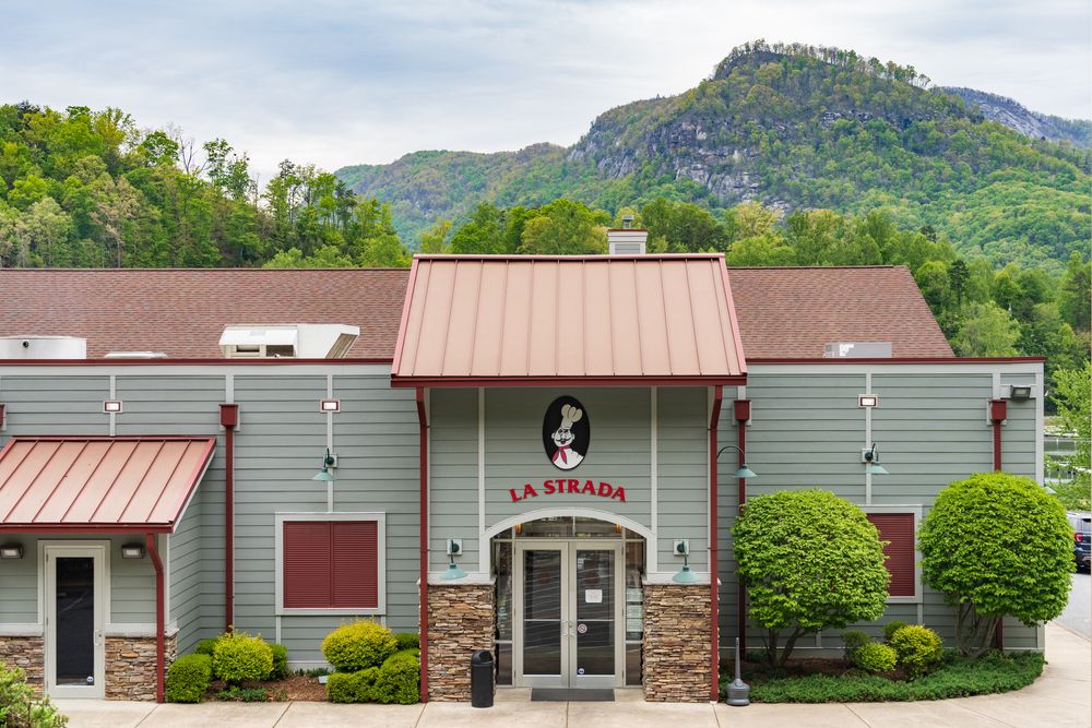Exterior of La Strada at Lake Lure
