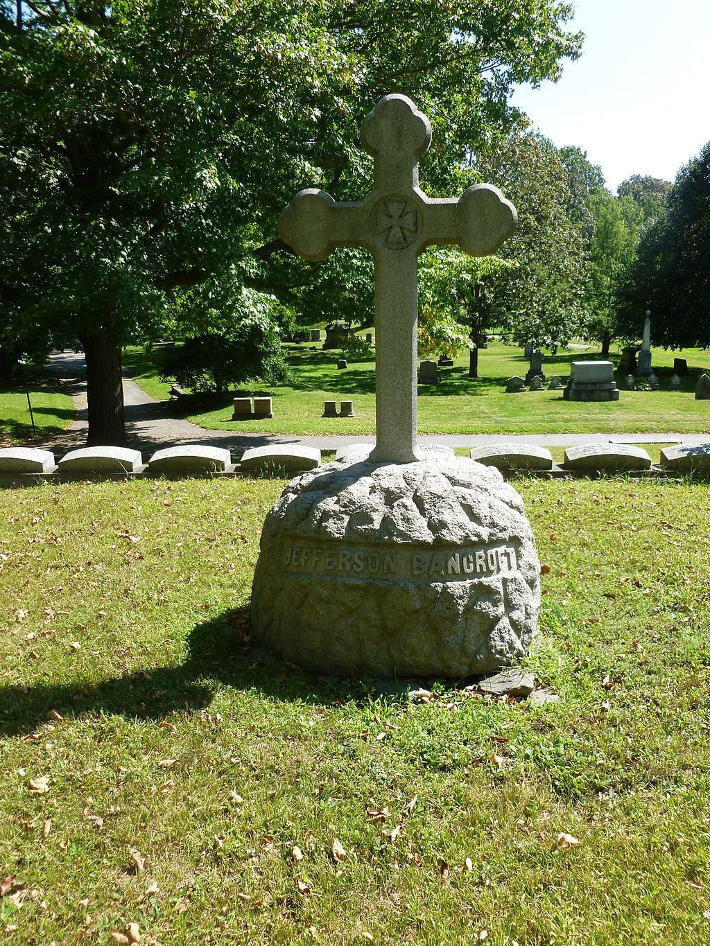 Gravestone at Lowell Cemetery