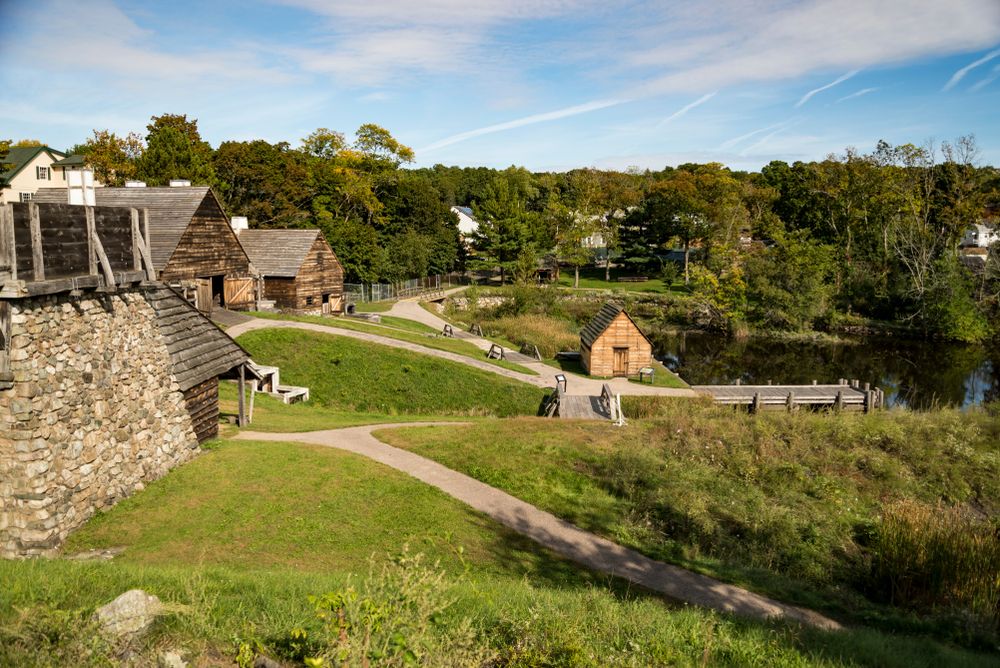 The grounds of Saugus Iron Works National Historic Site