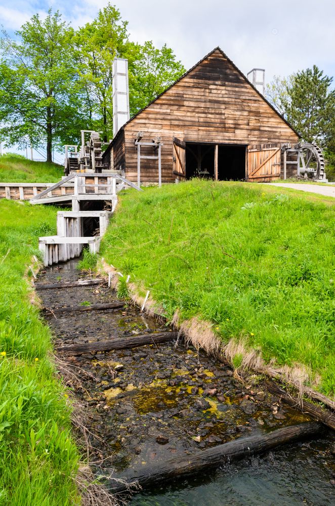 A cabin at Saugus Iron Works National Historic Site