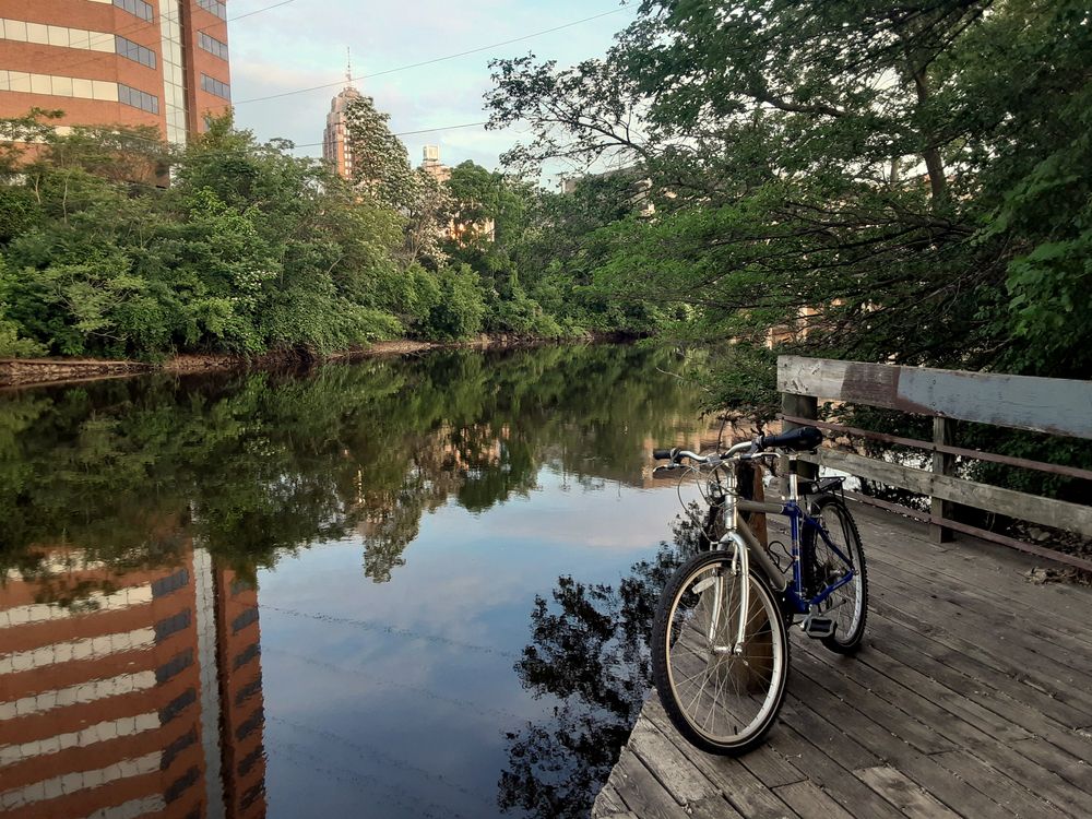 A bicycle at Lansing River Trail