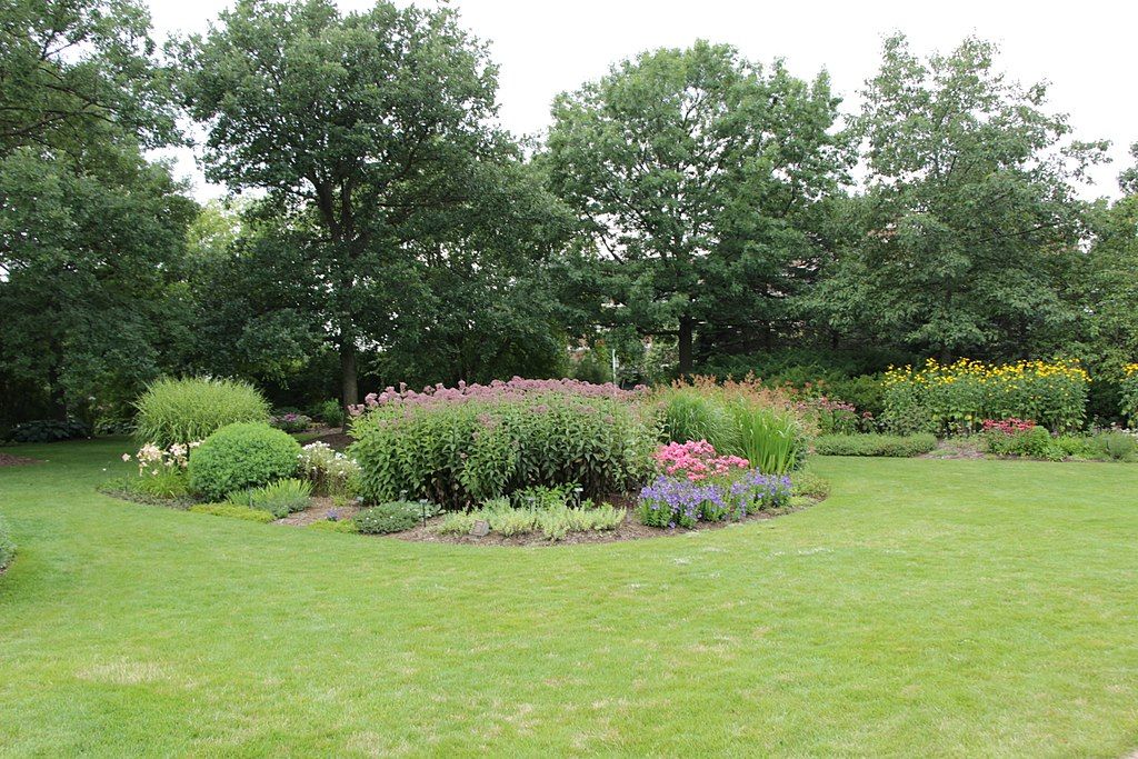 The grounds of MSU Horticulture Gardens