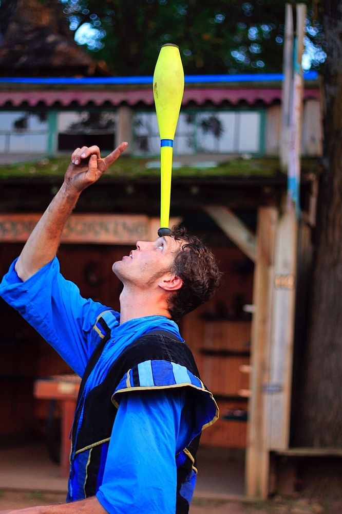 Juggling show at the Minnesota Renaissance Festival
