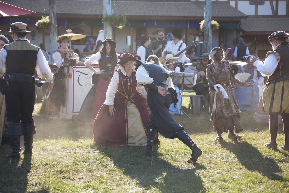 Outdoor dancing at the Minnesota Renaissance Festival