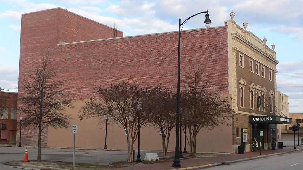 Side facade of the Carolina Civic Center