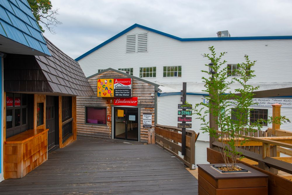 A shop at Winnipesaukee Pier