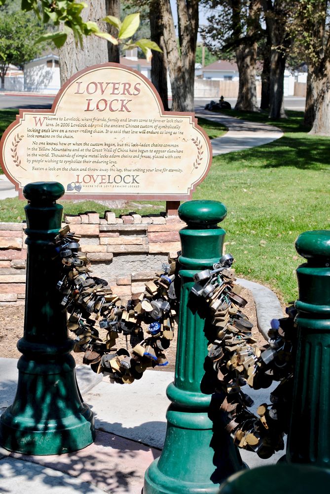 Daytime view of Lover’s Lock Plaza